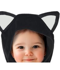 Katte poncho størrelse 18 - 24 måneder