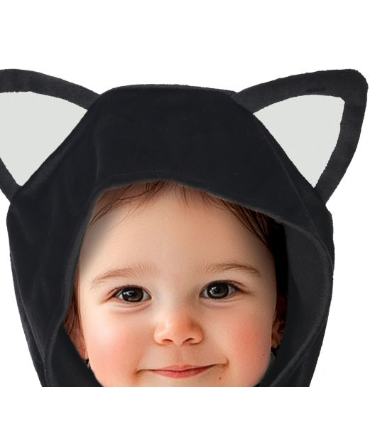 Katte poncho størrelse 18 - 24 måneder