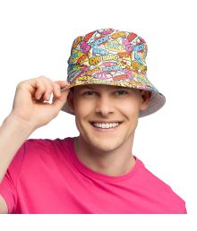 Rave pop art bøllehat