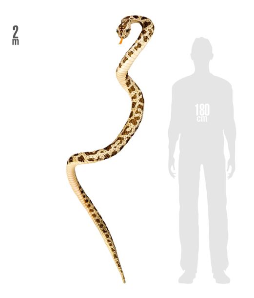 Stof slange, 2m