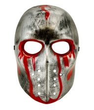 Blodig hockeymaske, sølv