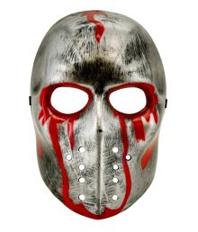 Blodig hockeymaske, sølv