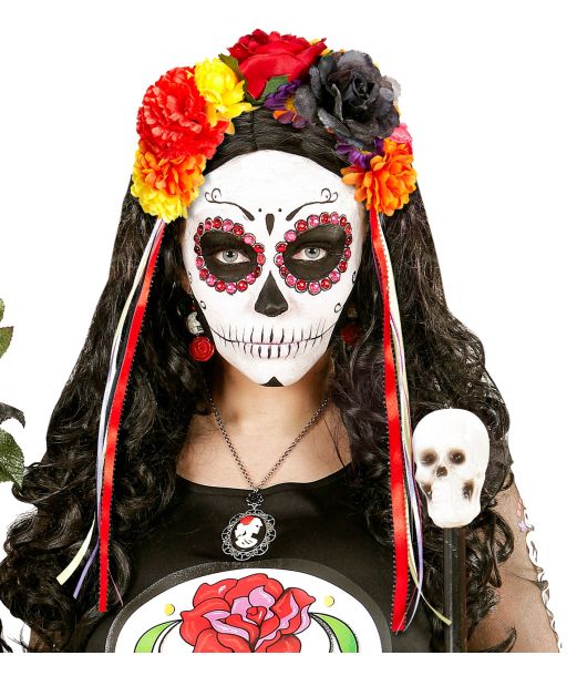 Day of the Dead blomster hårbøjle