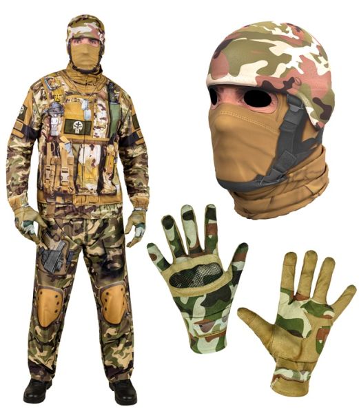 Soldat kostume til mænd
