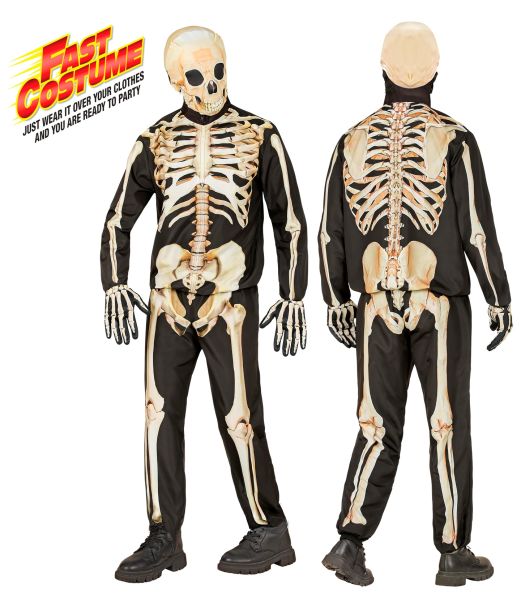 Skelet kostume