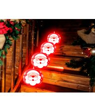 Julemand LED balloner 5 stk