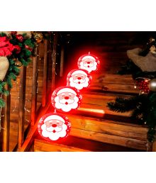 Julemand LED balloner 5 stk