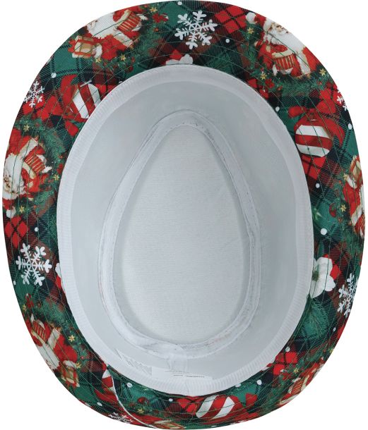 Grøn julefedora