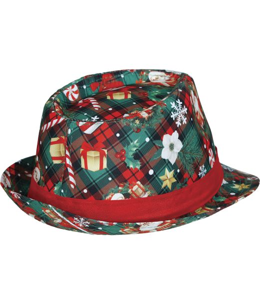 Grøn julefedora