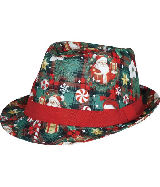 Grøn julefedora