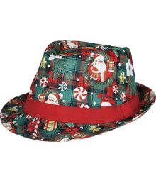 Grøn julefedora