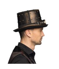 Steampunk hat med goggles