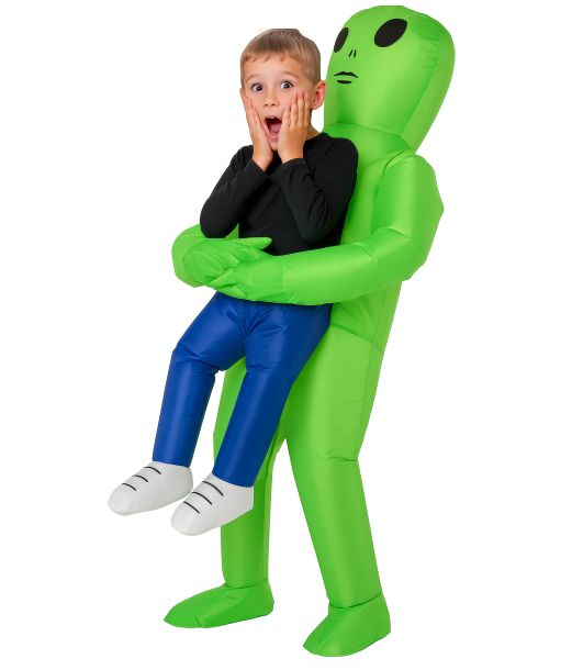 Bortført af alien kostume 10-12 år