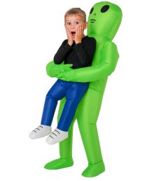 Bortført af alien kostume 10-12 år