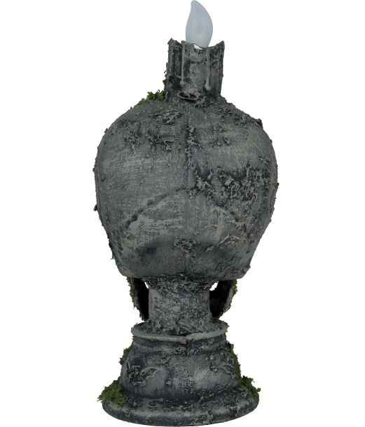 Kranie med lys og mos