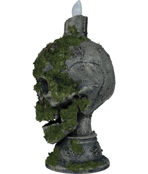 Kranie med lys og mos