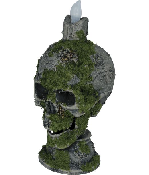 Kranie med lys og mos