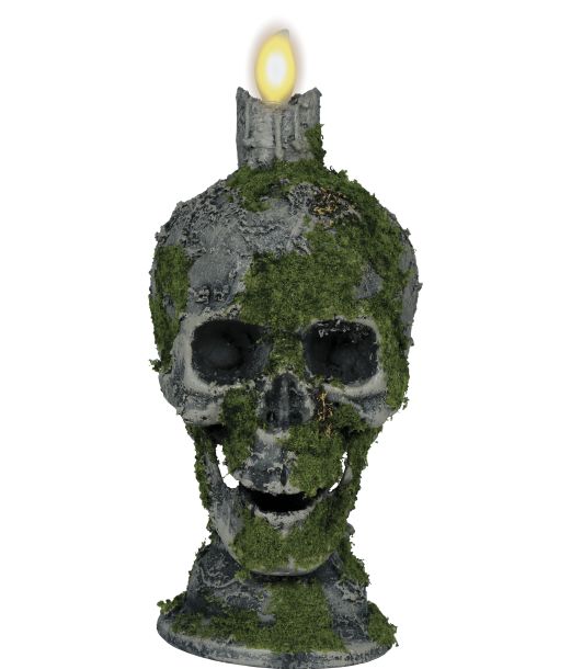 Kranie med lys og mos