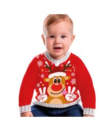 Rensdyr julesweater 18-24 mdr. 