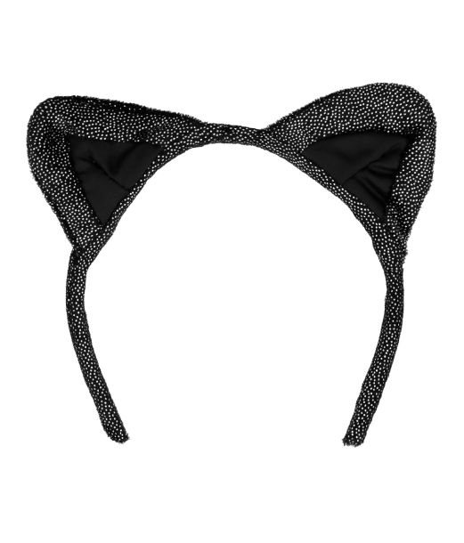 Katteører på hårbøjle