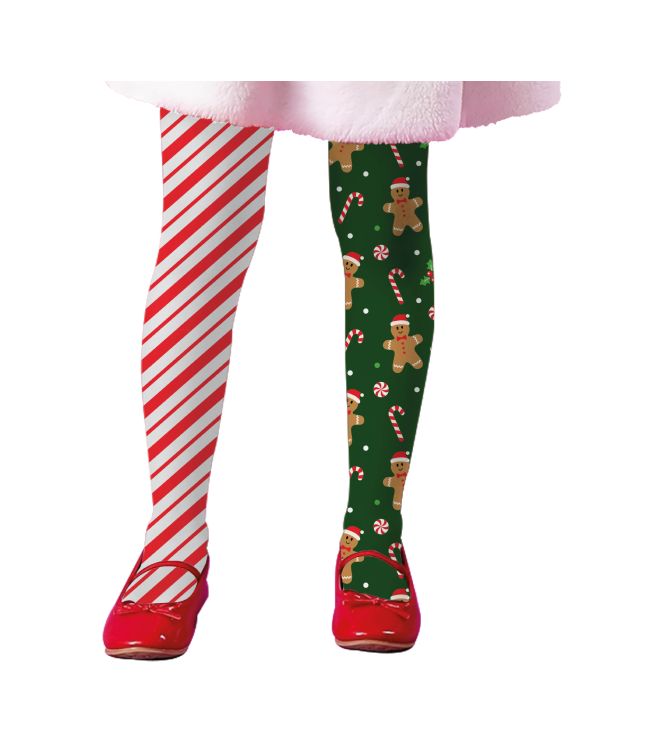 Julestok strømpebukser til børn