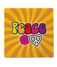 Peace servietter, 33x33