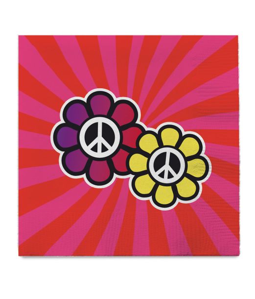 Peace servietter, 33x33