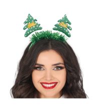 Juletræ glimmer hårbøjle 