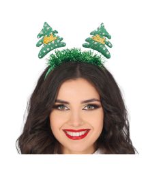 Juletræ glimmer hårbøjle 