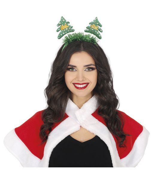 Juletræ glimmer hårbøjle 