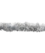 Sølv folie guirlande 2,3m