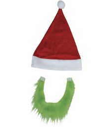 Nissehue med grønt skæg 