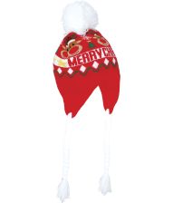 Julehue med hvide fletninger