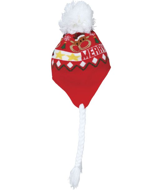 Julehue med hvide fletninger