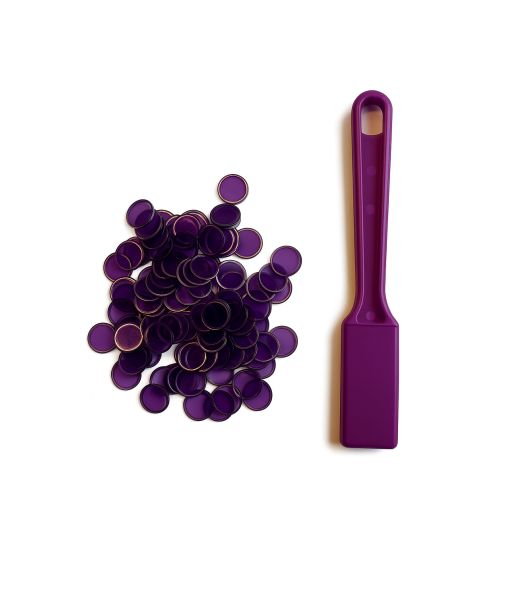 Lilla magnetstang med brikker