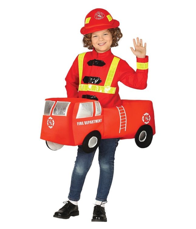 Brandbil kostume til børn