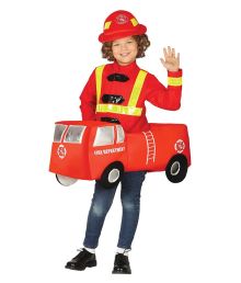 Brandbil kostume til børn