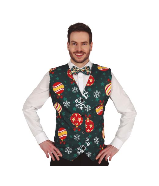 Vest med julekugler