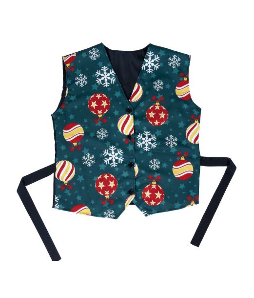 Vest med julekugler
