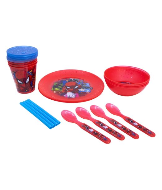Spiderman partysæt, 16 dele