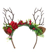 Hårbøjle hjort med pynt