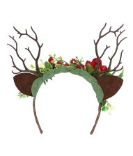 Hårbøjle hjort med pynt