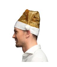 Guld glimmer nissehue