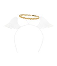 Hårbøjle guld engel 