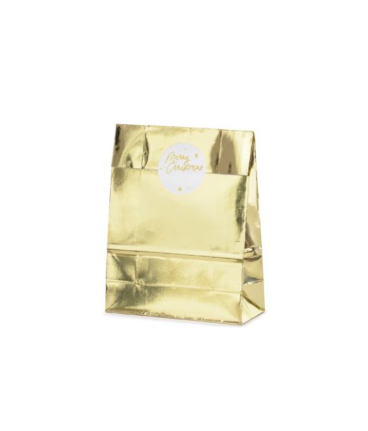 Guld gaveposer, 3 stk