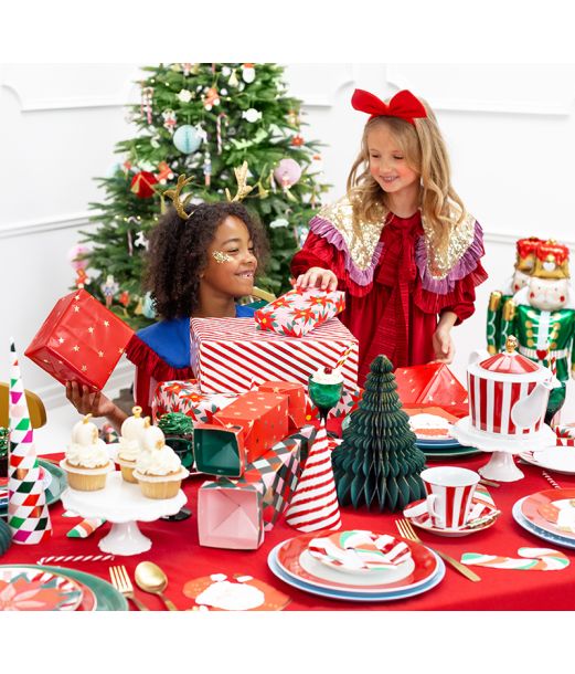 Papirvæv Juletræ, 20 cm