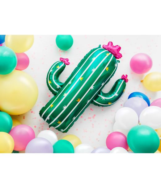 Kaktur folieballon, 60 x 82 cm