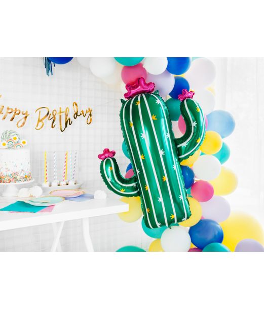 Kaktur folieballon, 60 x 82 cm