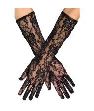 Sorte lange blondehandsker