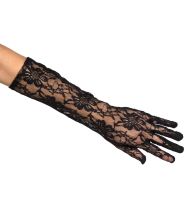 Sorte lange blondehandsker